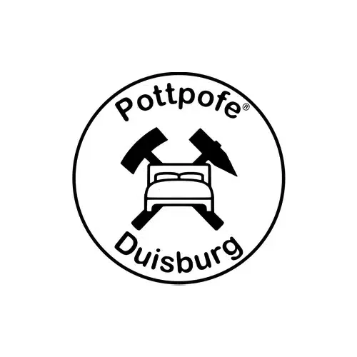 Logo Pottpofe Duisburg – Bett & Bergmannszeichen